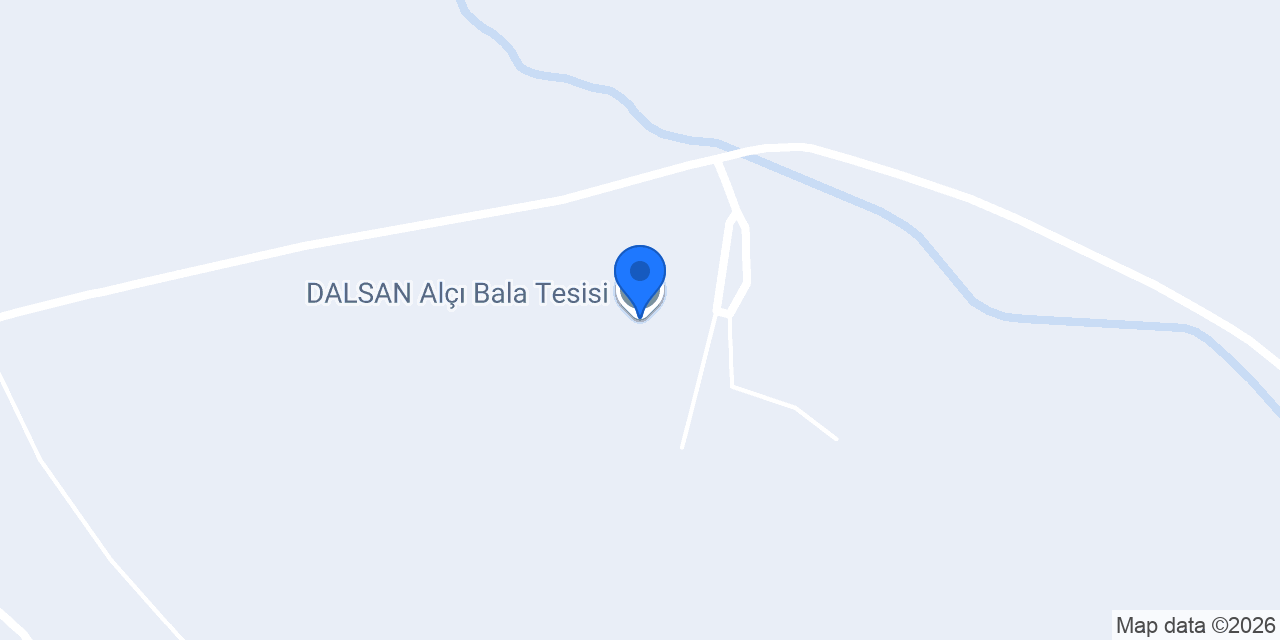 DALSAN Alçı Bala Tesisi konumu