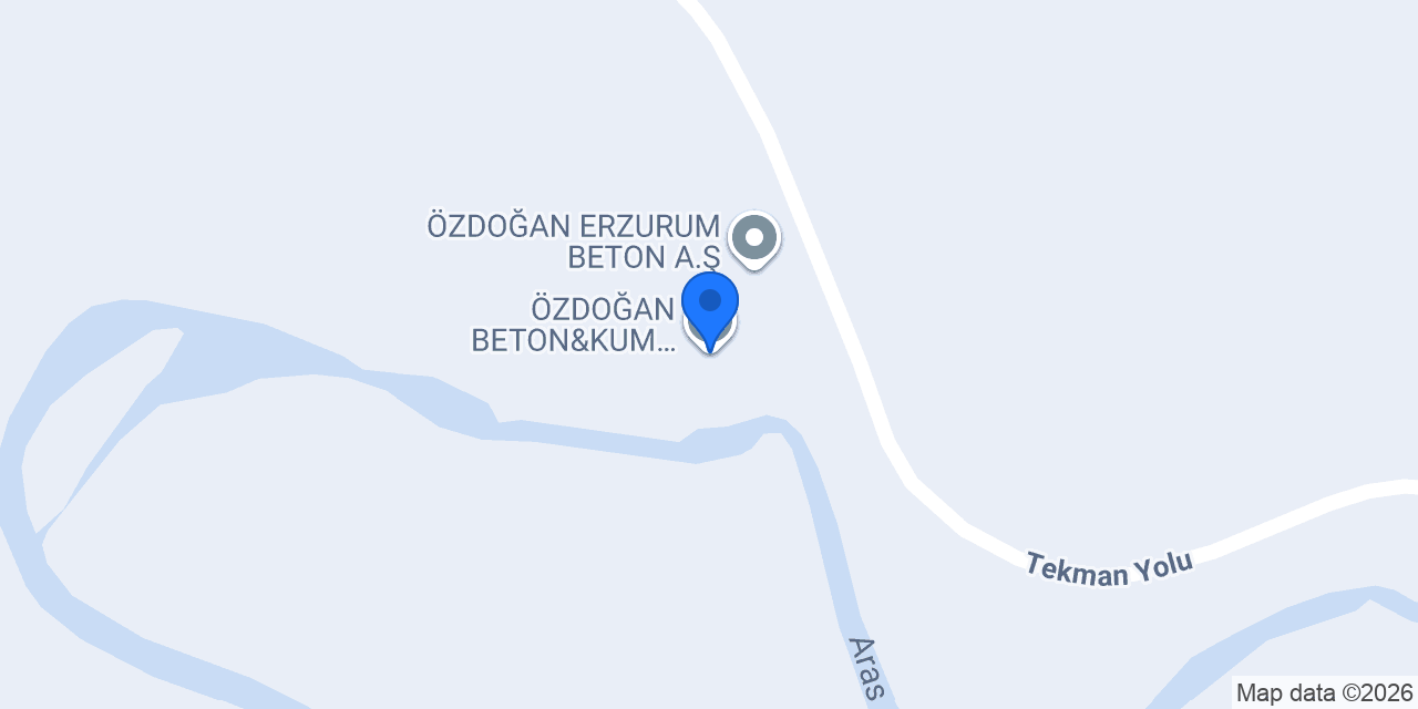 ÖZDOĞAN BETON&KUM OCAĞI A.Ş konumu