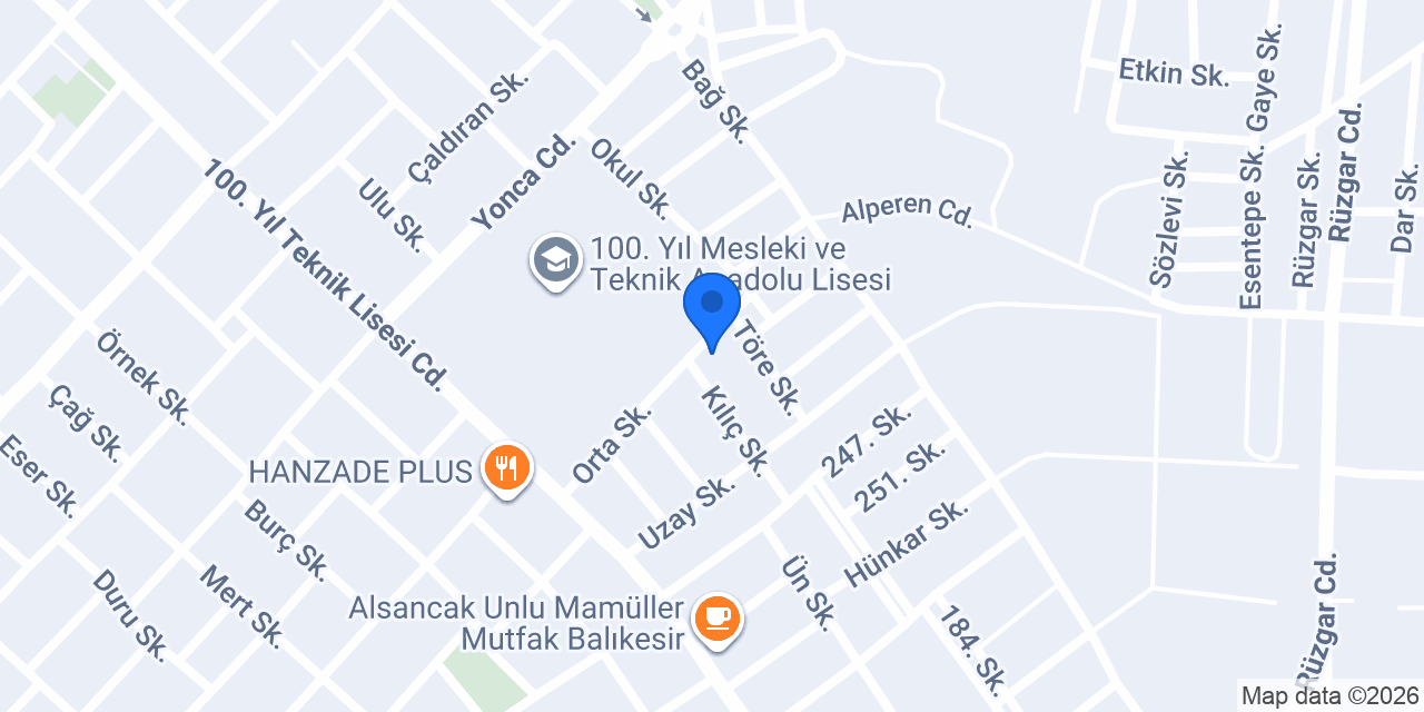 Adalı Cafe konumu
