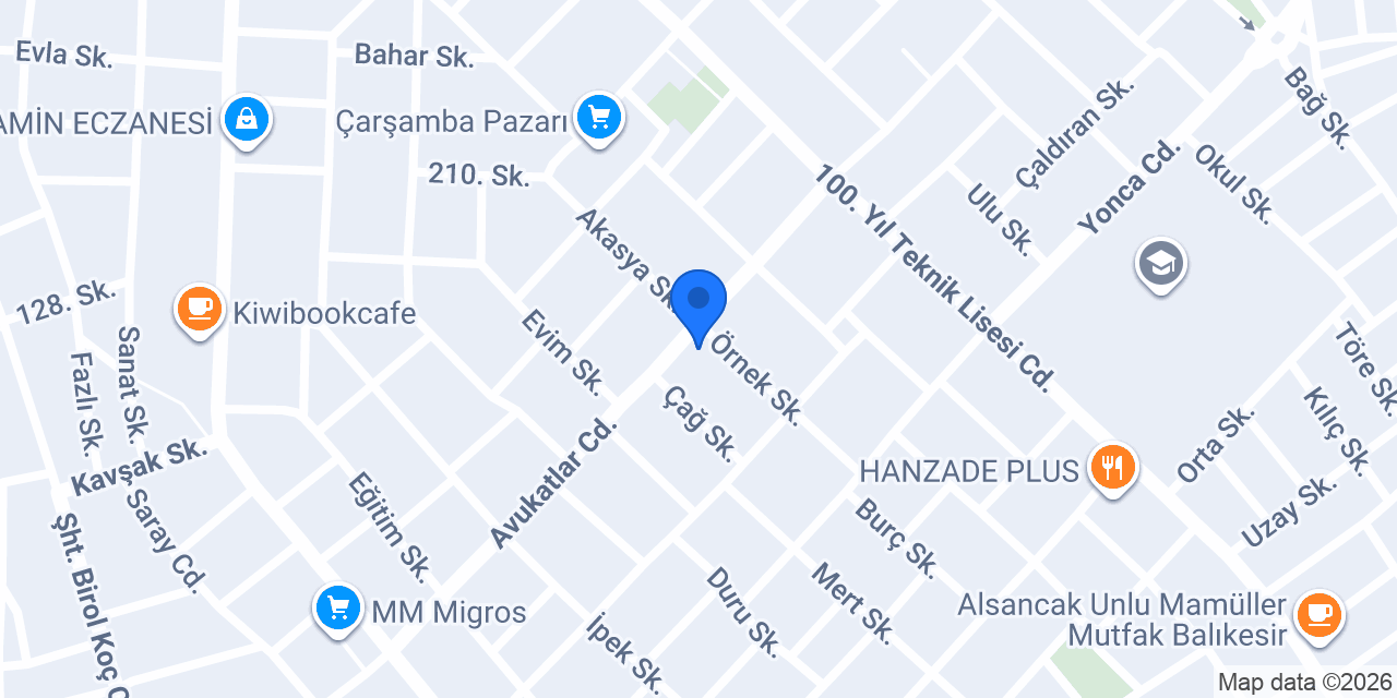 Karanfil Berber Salonu konumu