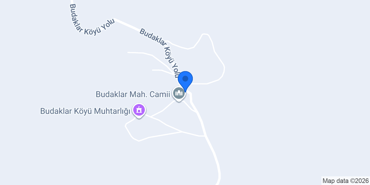 Budaklar İlköğretim Okulu konumu