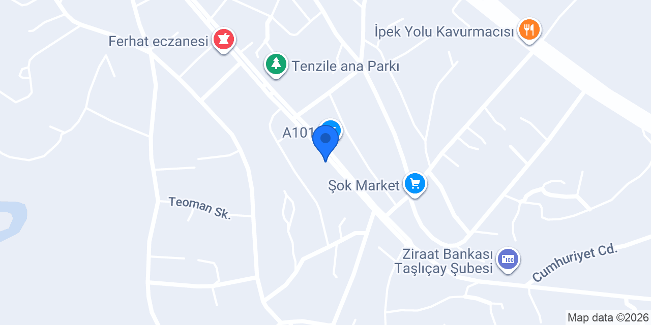 Taşlıçay Sağlık Ocağı konumu
