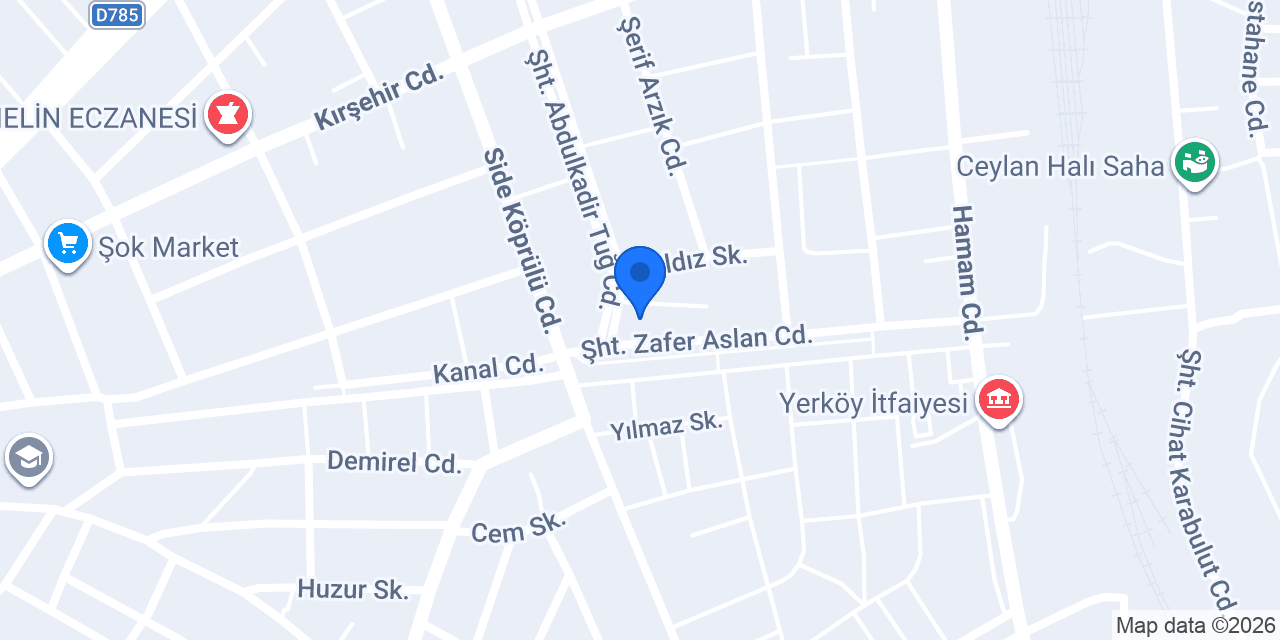 ZERAFET TERZİ konumu