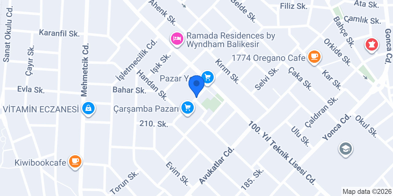 Bahçelievler Ekmek Fabrikası konumu