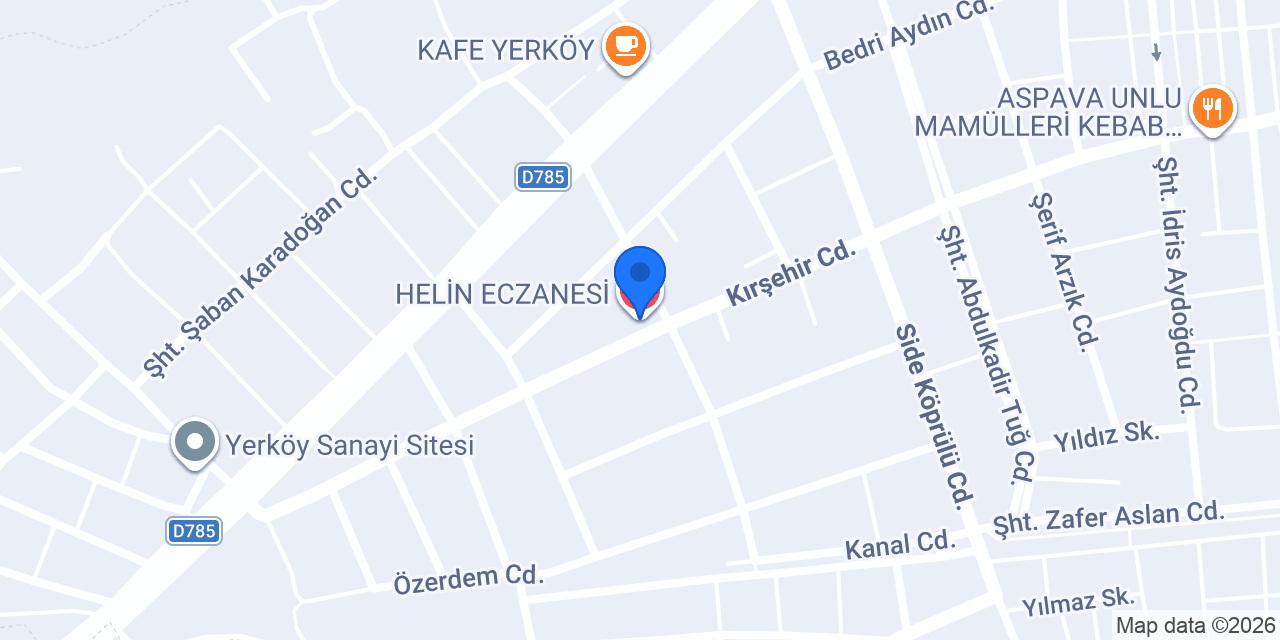 HELİN ECZANESİ konumu