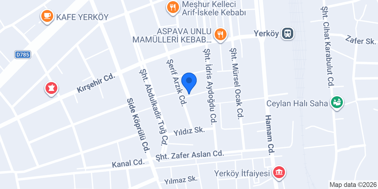 Köşem Döner konumu