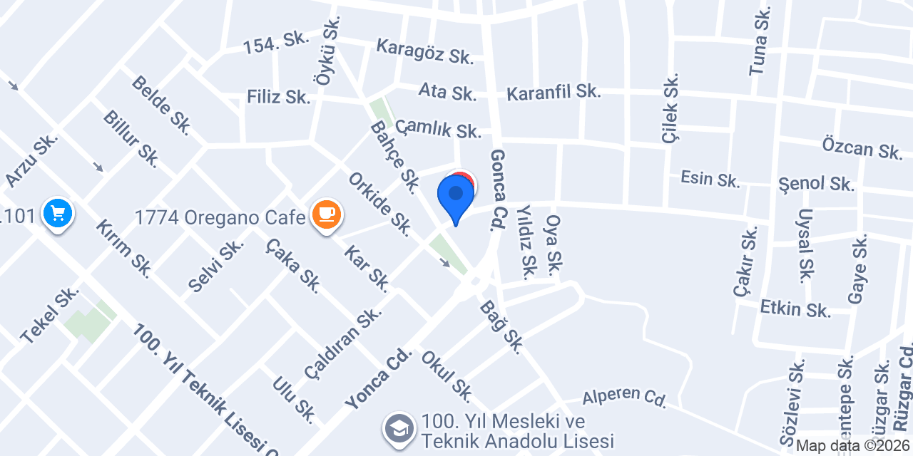 Stad Eczanesi konumu