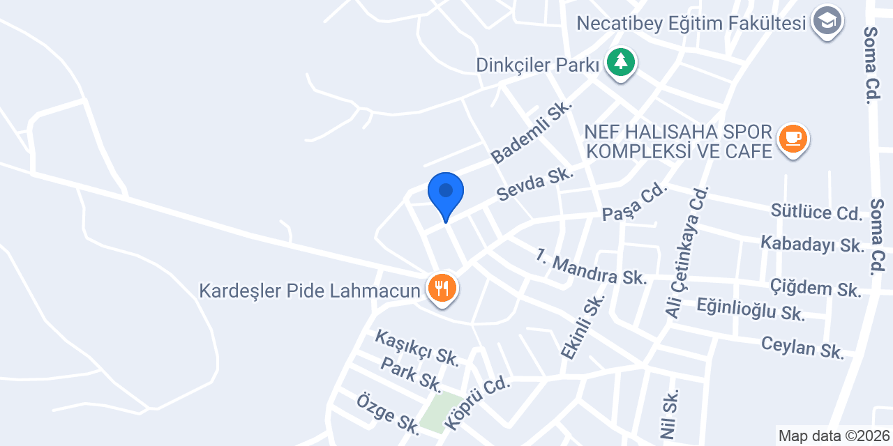 Çınar Veteriner Kliniği konumu