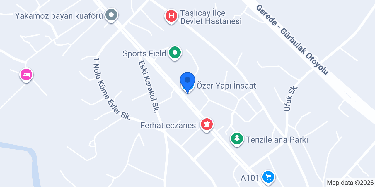 Özer Yapı İnşaat konumu