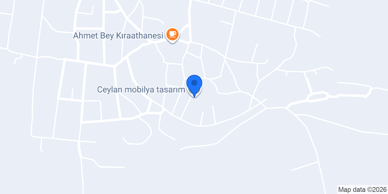 Ceylan mobilya tasarım konumu