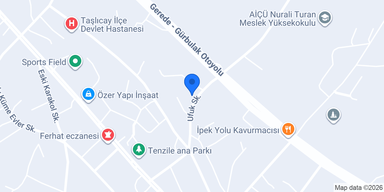 TAŞDEMİR APART OTEL konumu
