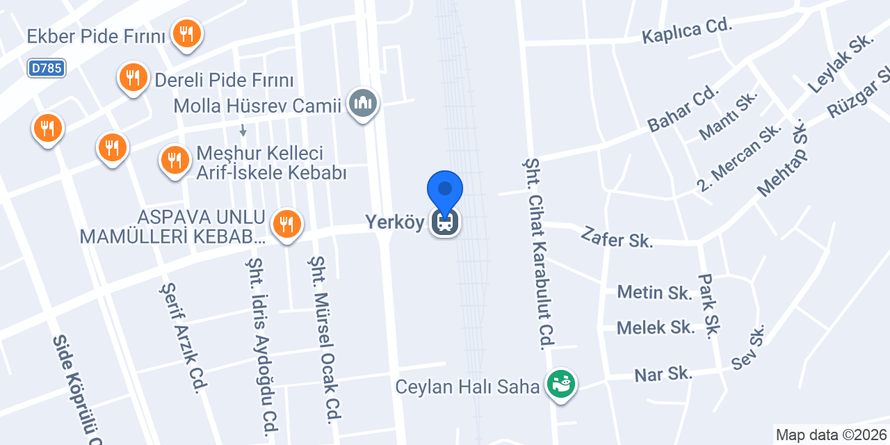 Yerköy konumu