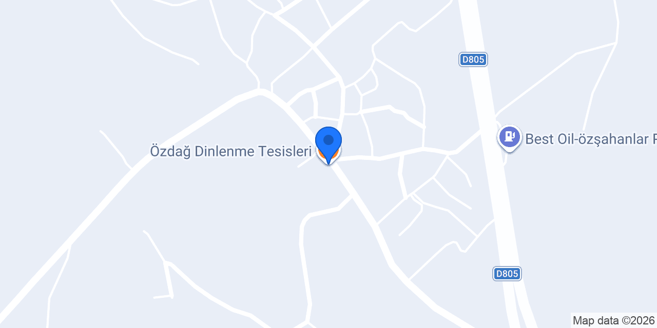 Özdağ Dinlenme Tesisleri konumu