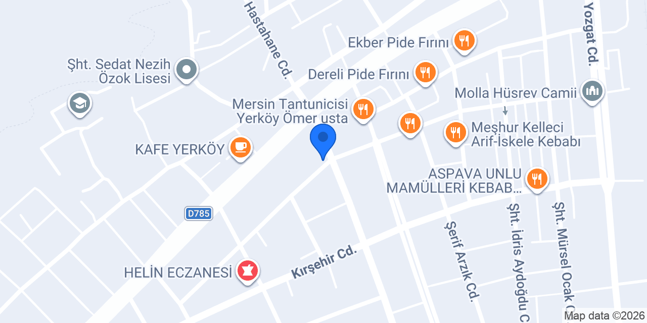 Camuzoğlu Tatlı Dünyası konumu