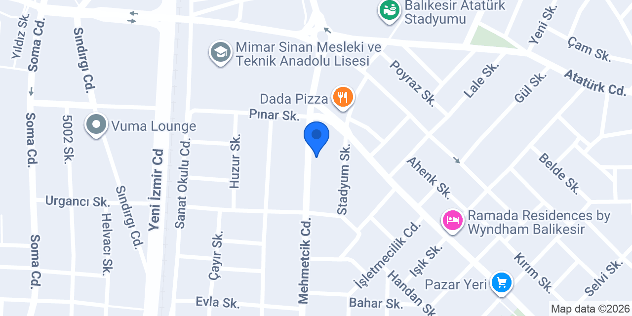Balıkesir Çiçek Galerisi konumu