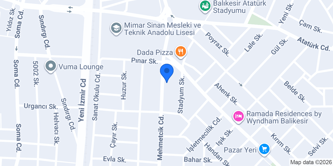 Üstün Dondurma konumu