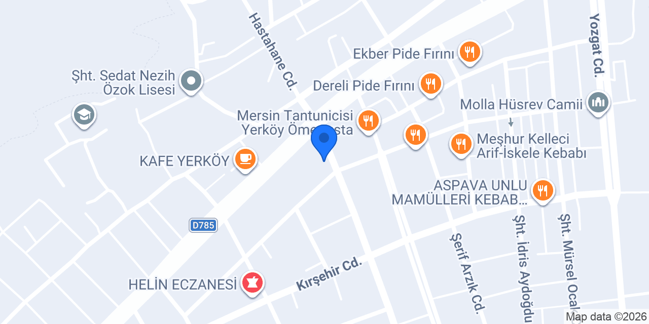 Öz Beyaz Döner konumu