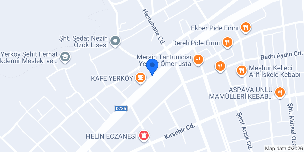 Palmiye Cafe&Dondurma konumu