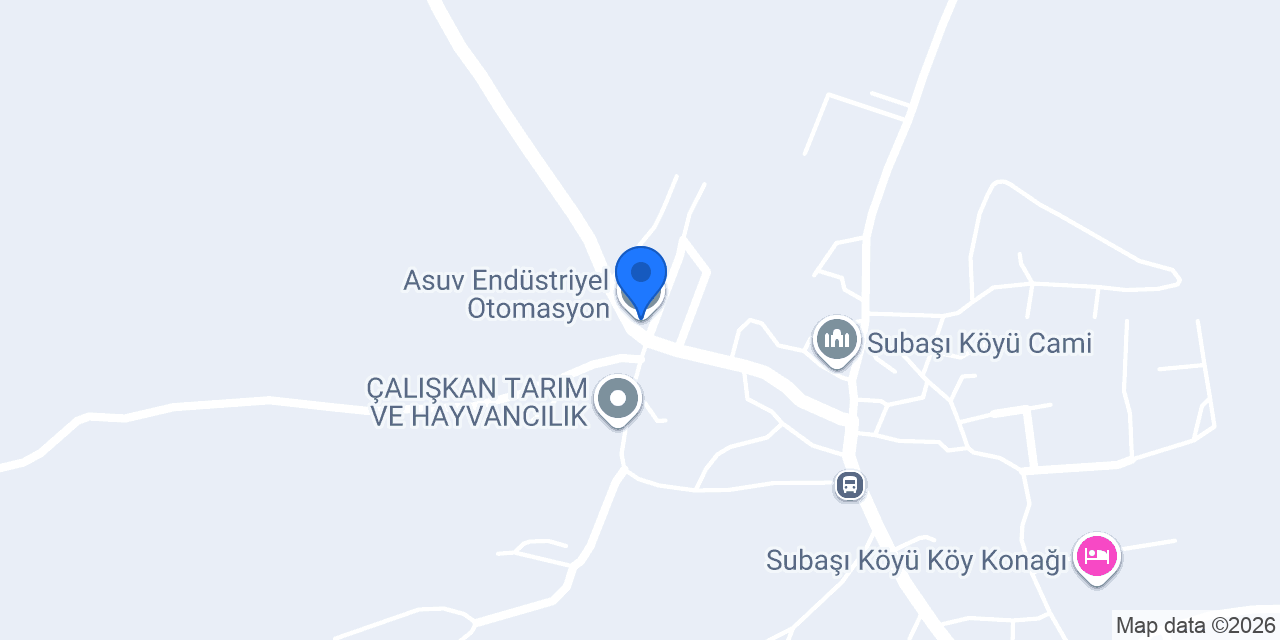 Asuv Endüstriyel Otomasyon konumu