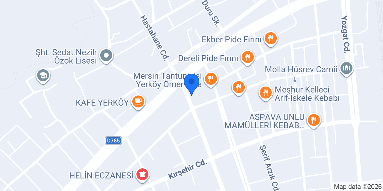 Diş Hekimi Yakup Gürcü konumu