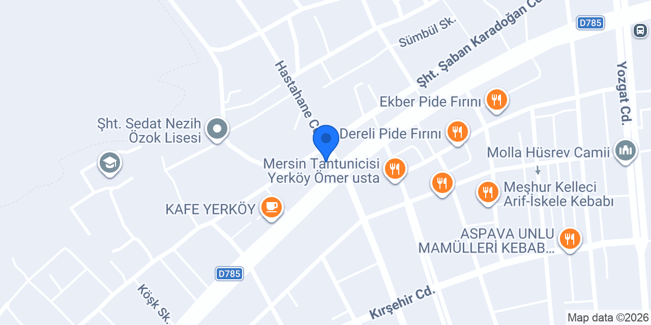 Gençaslan Gıda konumu