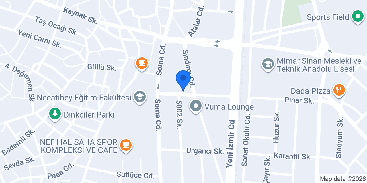 Bıçak Hair Studio konumu