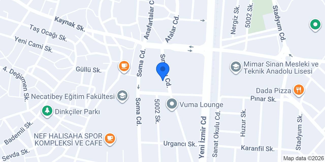 Cadde Izgara Salonu konumu