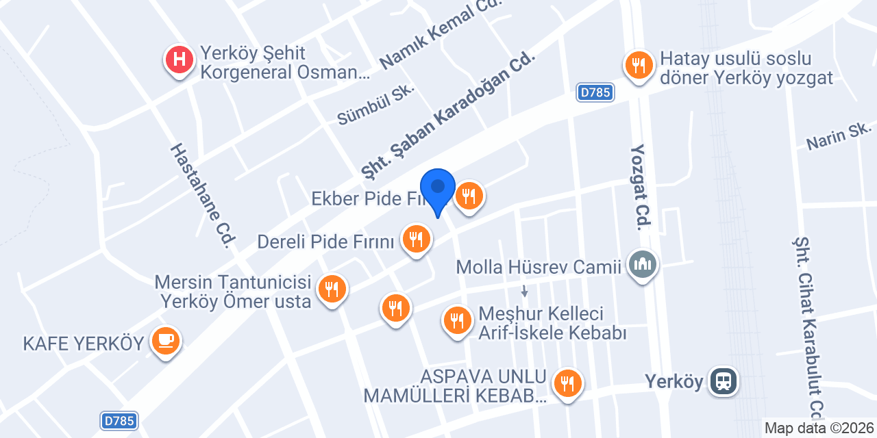 Şahin Anahtar konumu