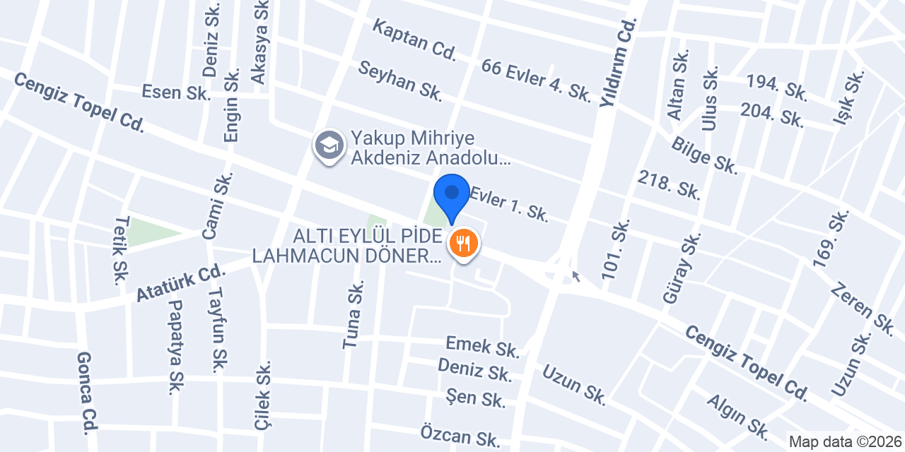 Cengiz Topel Simit Fırını konumu