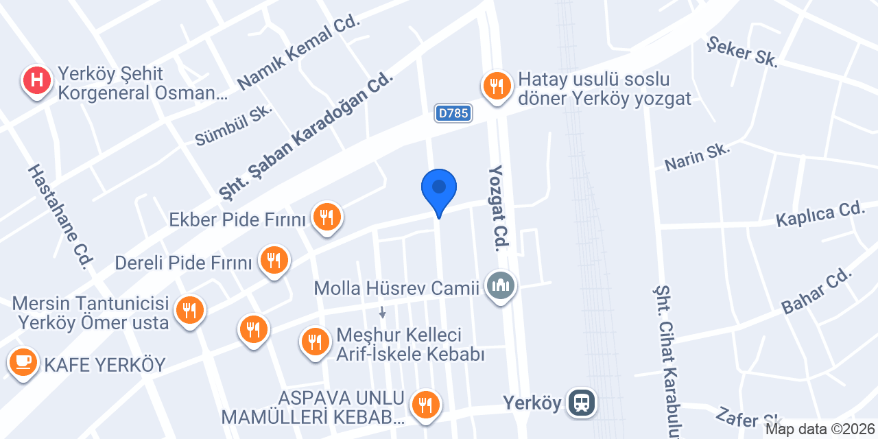 Öz Tadım Pastaneleri konumu