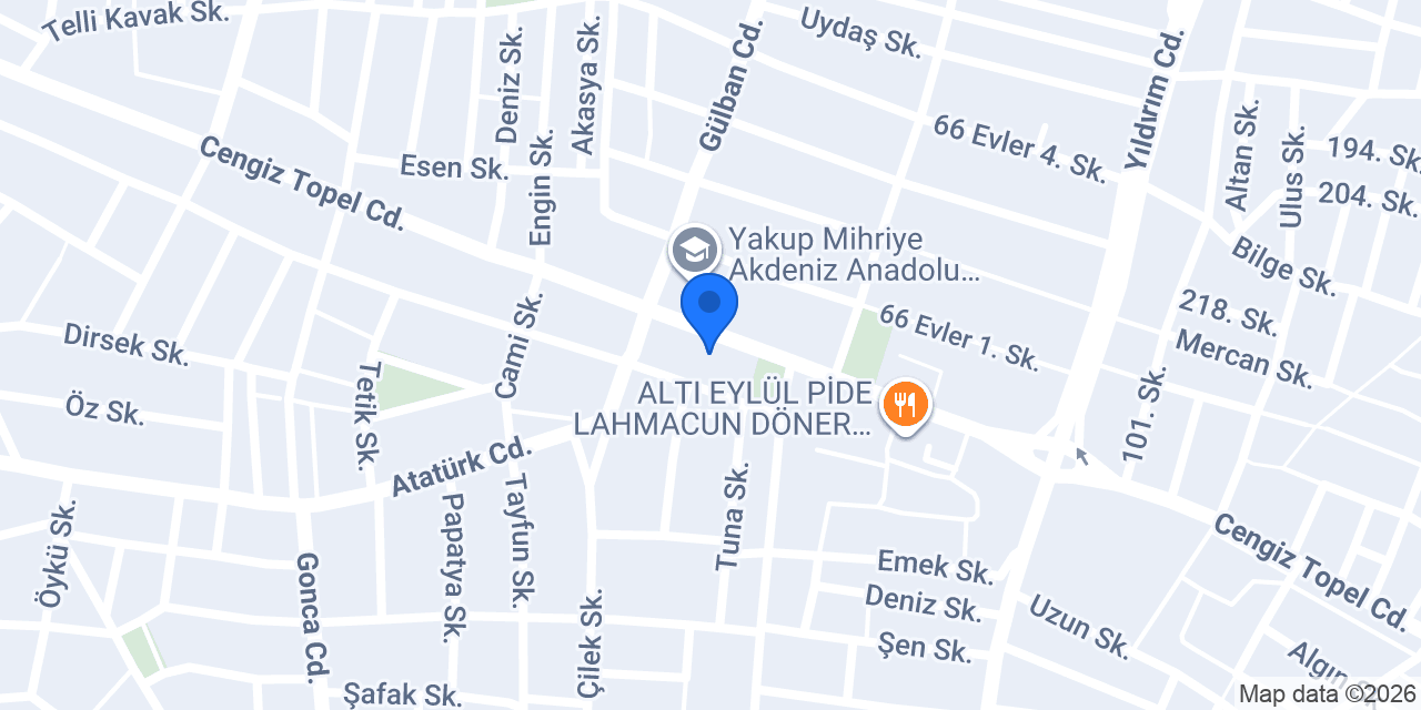 Gül Pastanesi konumu