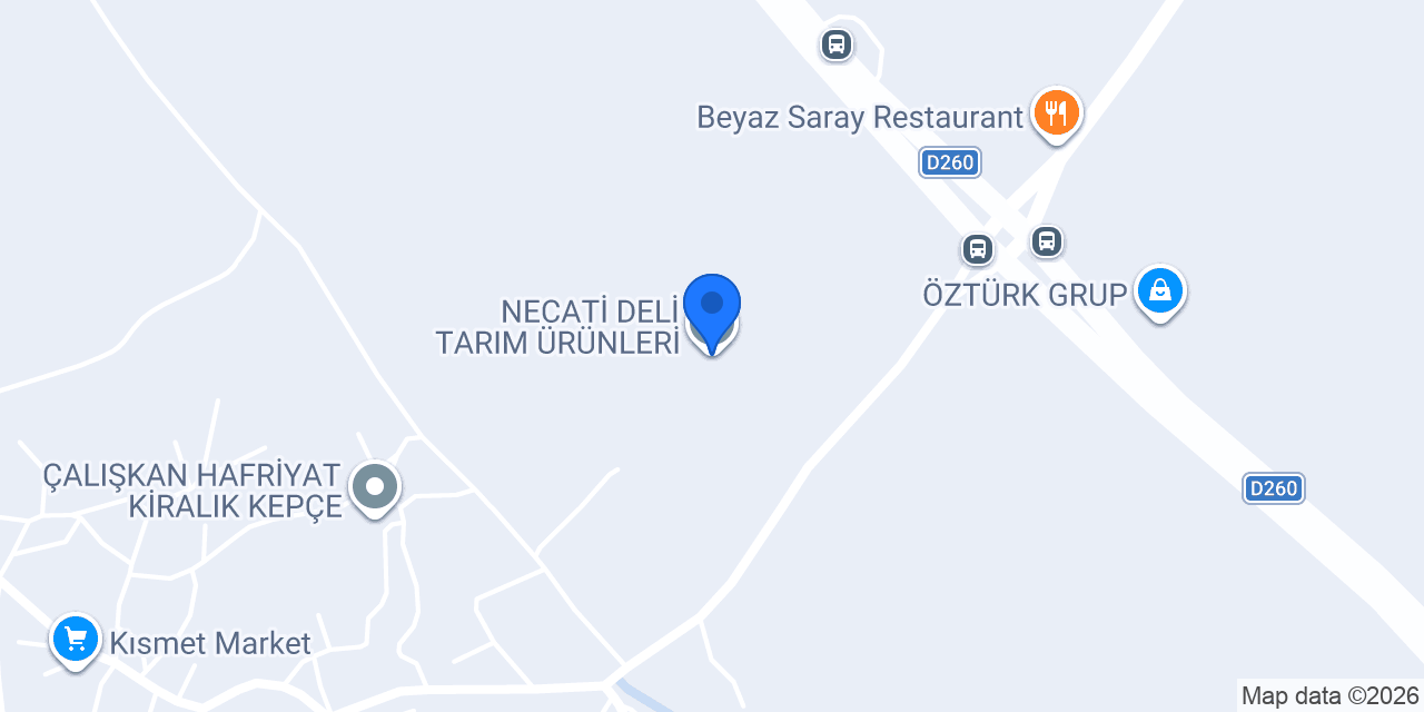 NECATİ DELİ TARIM ÜRÜNLERİ konumu