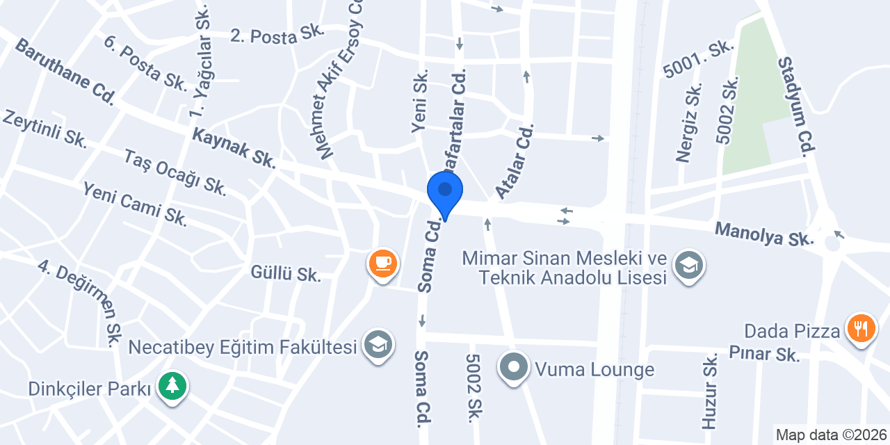 Pilav Sarayı konumu
