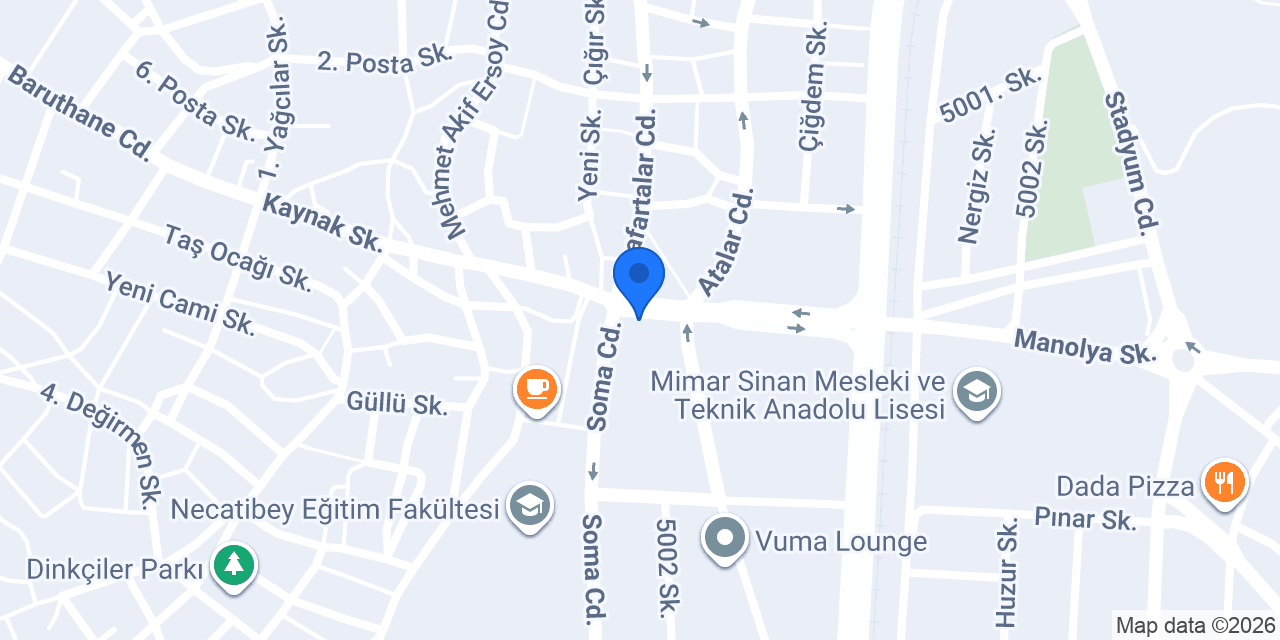 Garanti Sürücü Kursu konumu