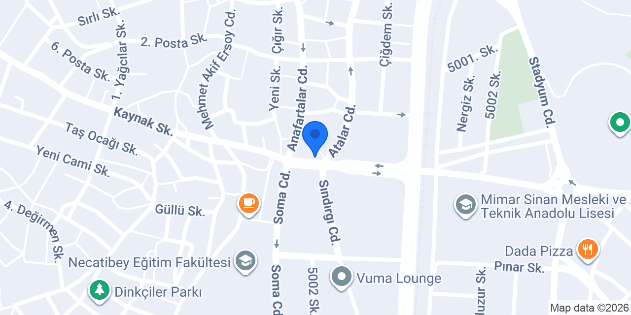 Sıla Fast Food konumu