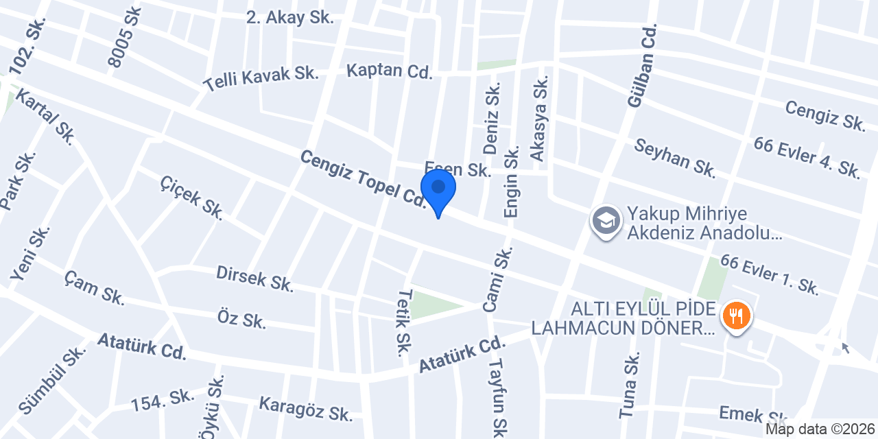 La vie Çiçekçilik konumu