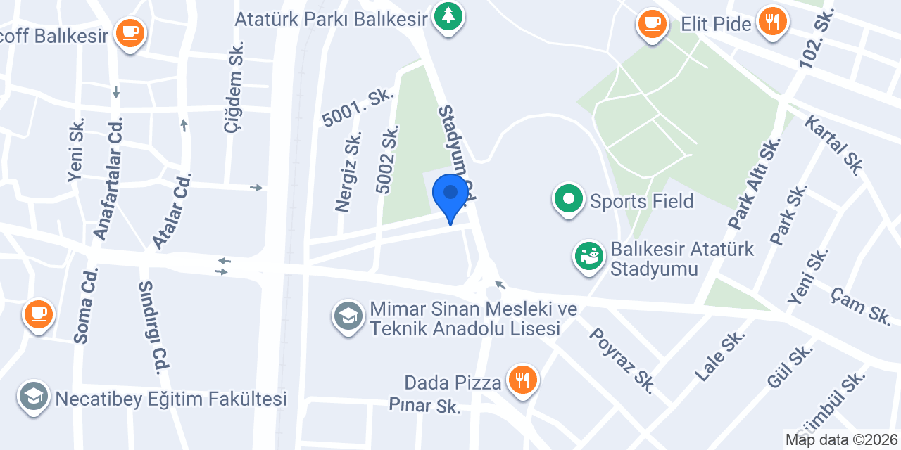 BALIKESİR STAD TAKSİ konumu