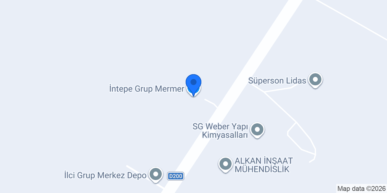 İntepe Grup Mermer konumu