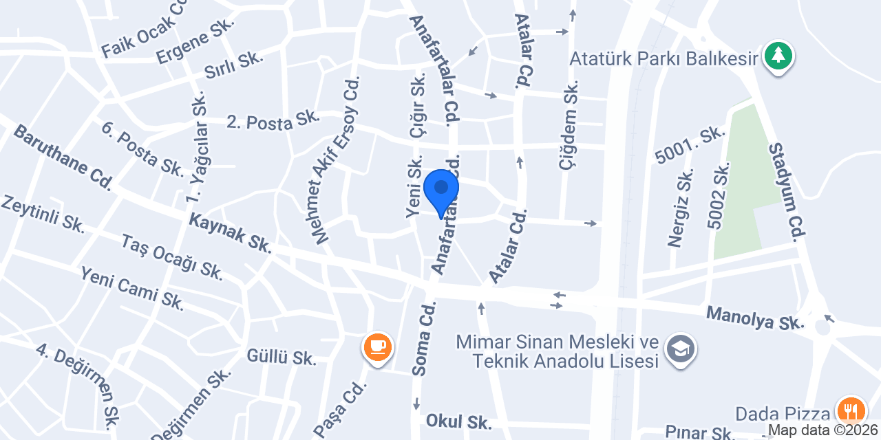 Balıkesir Çilingir Anahtarcı Faik konumu