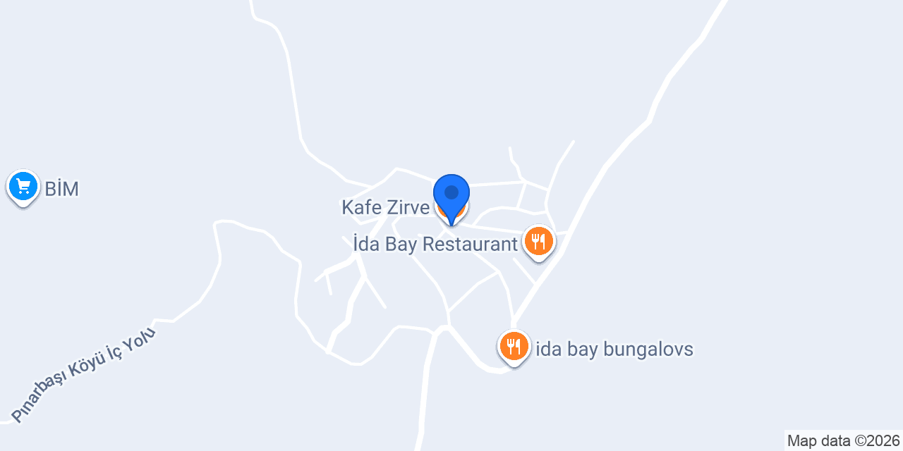 Kafe Zirve konumu