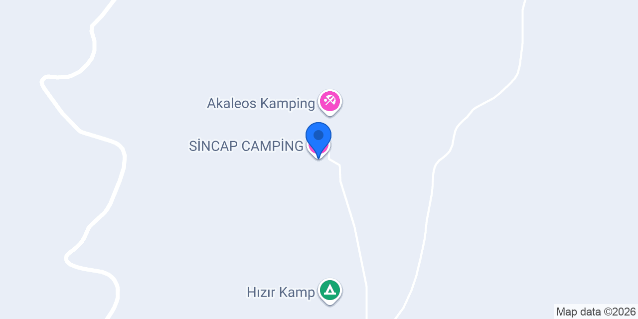 SİNCAP CAMPİNG konumu