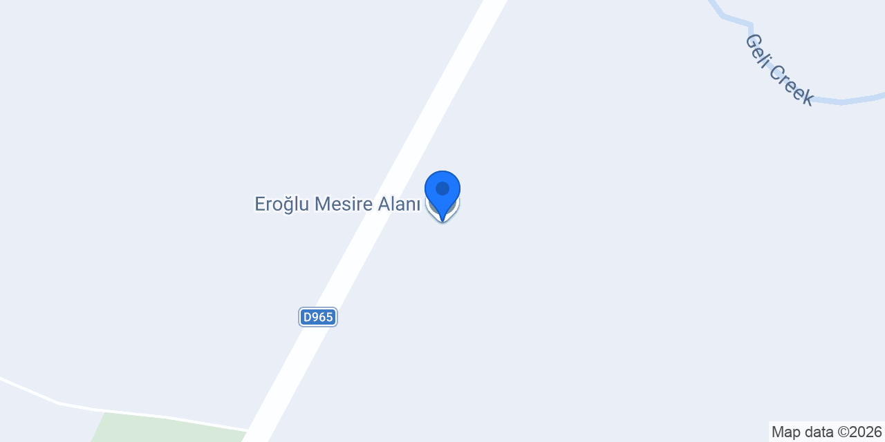 Eroğlu Mesire Alanı konumu