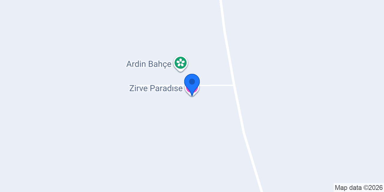 Zirve Paradıse konumu