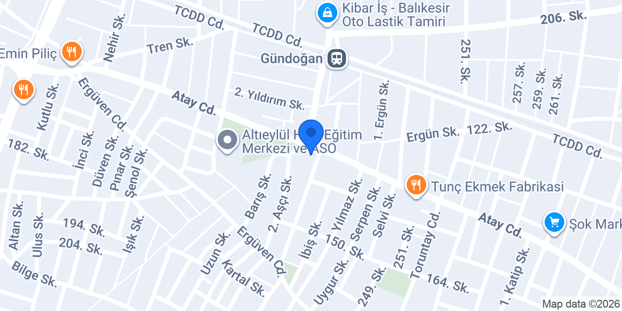 Çaylak Ticaret konumu