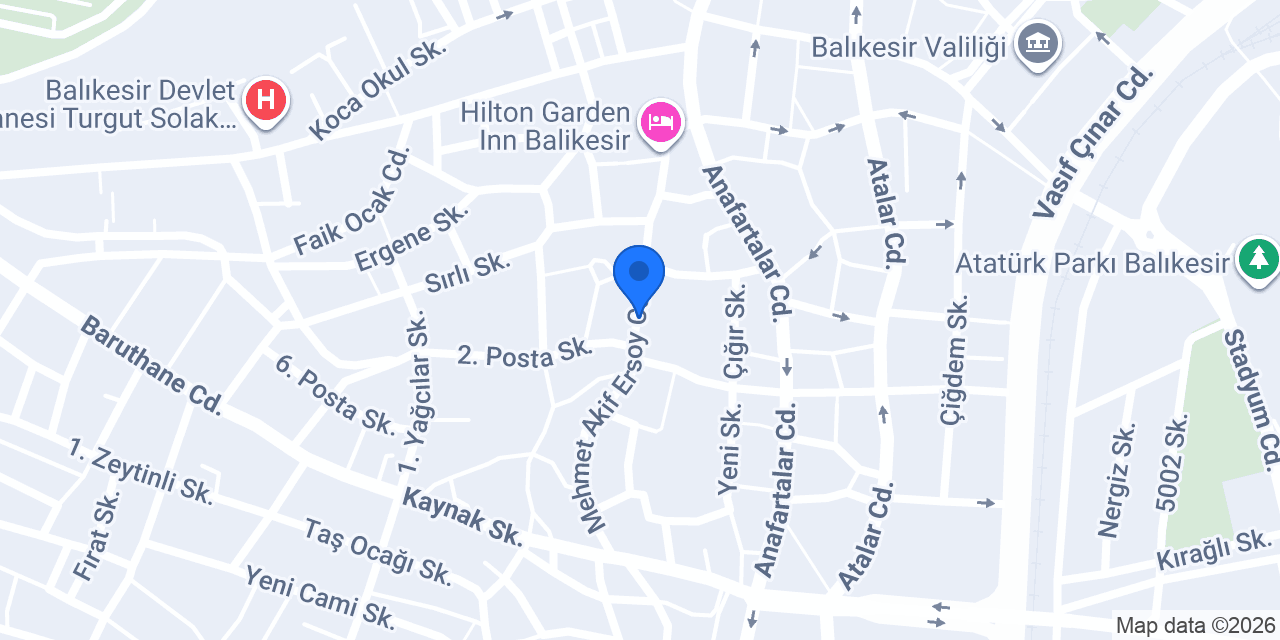 Balıkesir Kilisesi konumu