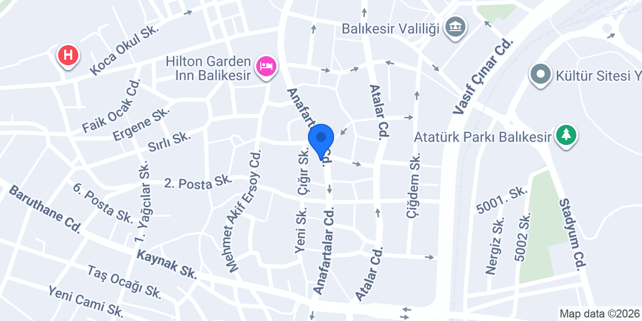 Enes GSM BALIKESİR konumu