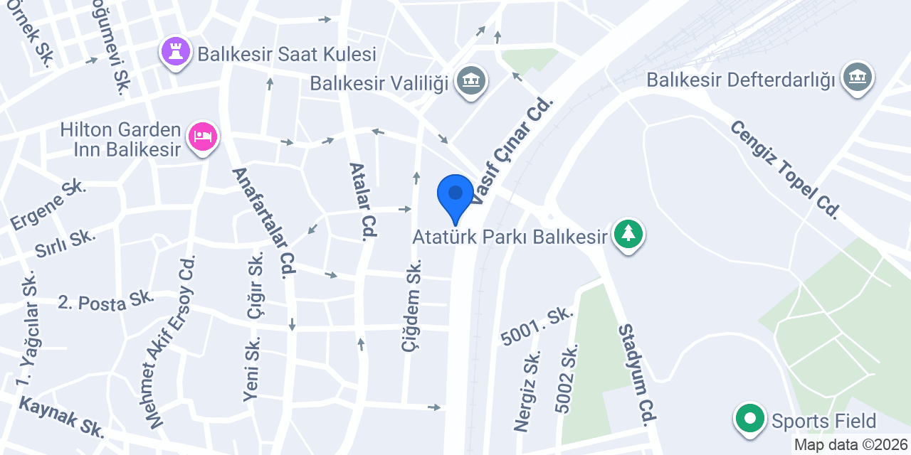 Balıkesir Ses Işık Ltd. Şti. konumu