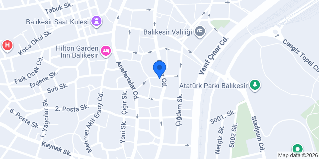 Çakici Yapi konumu