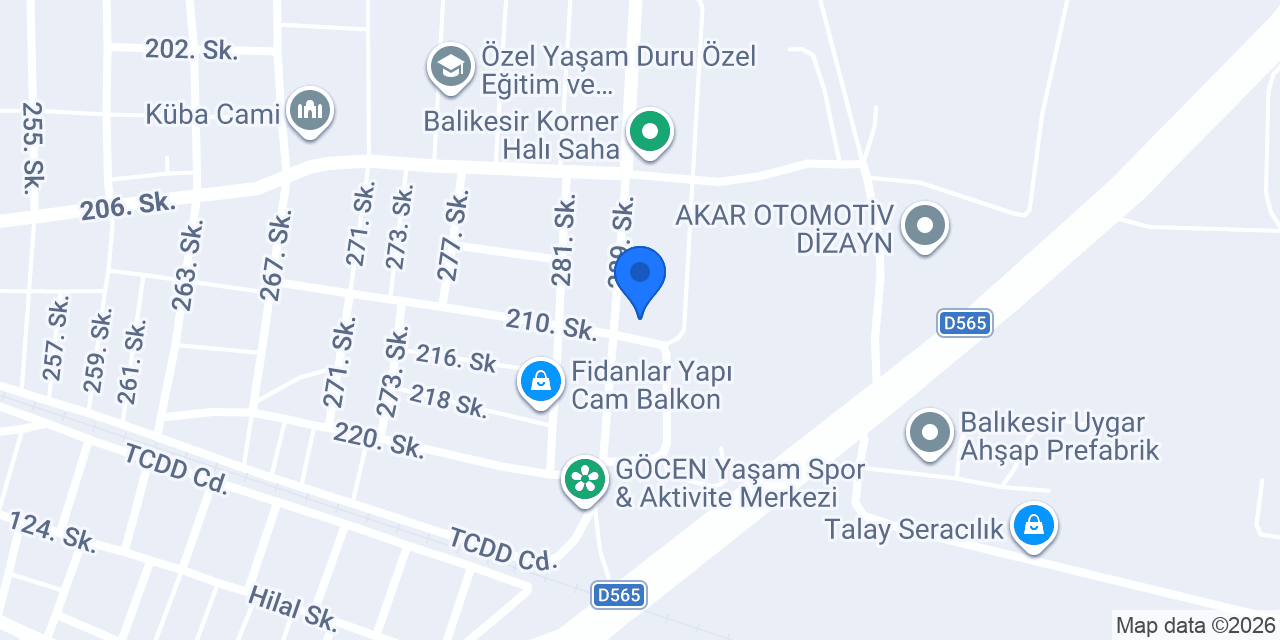 Öz-Tab Gıda A.Ş. konumu
