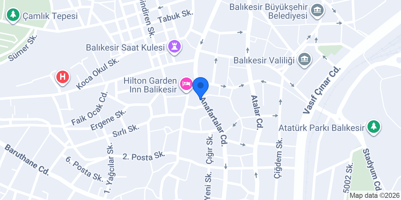 Paşa Çiçekçilik konumu